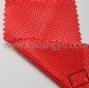 bright red shiny k093 mesh fabric